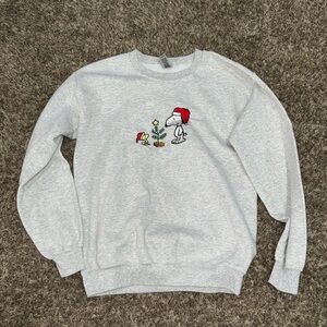 Snoopy and Woodstock Crew Sweatshirt EUC peanuts